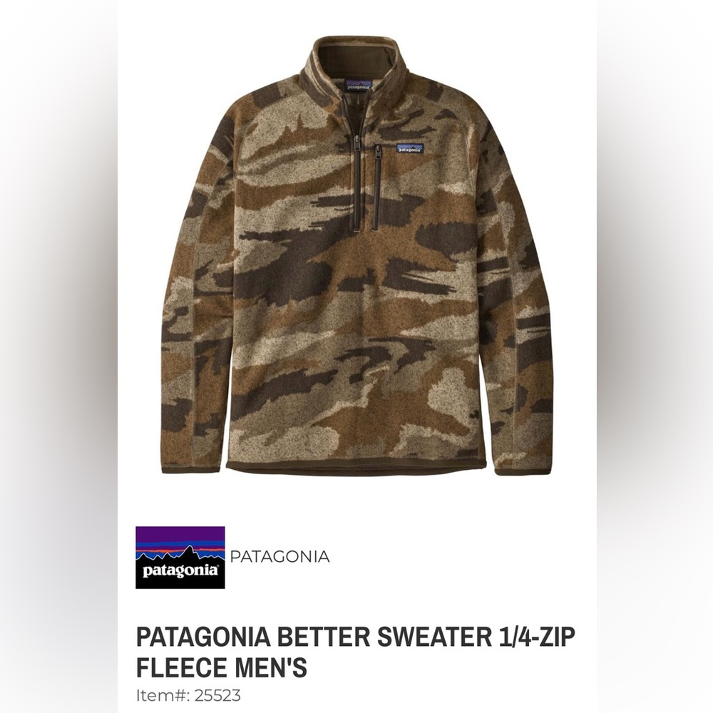 Patagonia Better Sweater 1/4-Zip Men’s Fleece